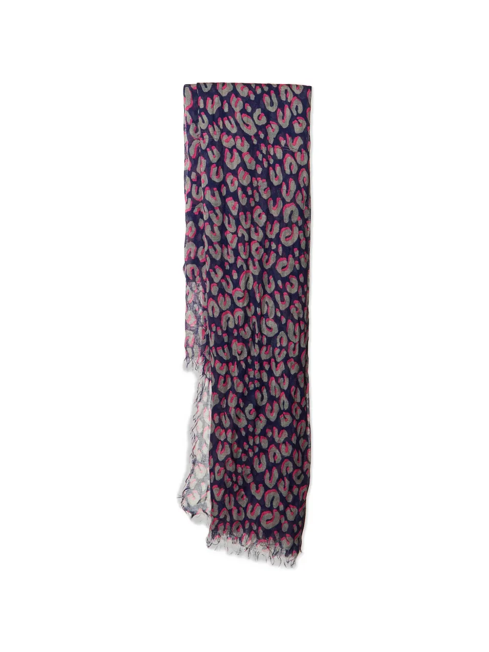Louis Vuitton Pre-Owned Leopard Graffiti scarf - Blu