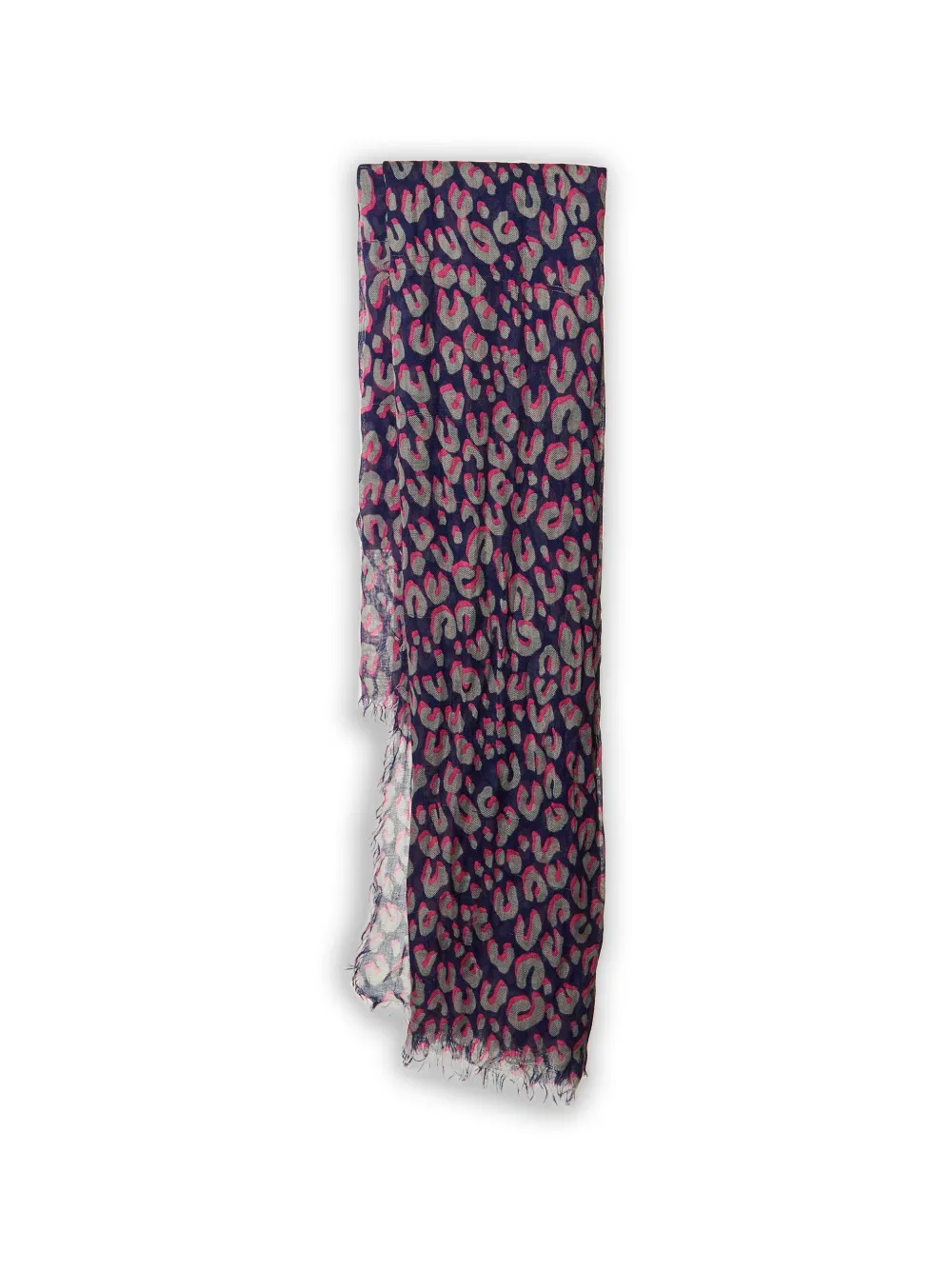 Louis Vuitton Pre-Owned Leopard Graffiti scarf - Blu