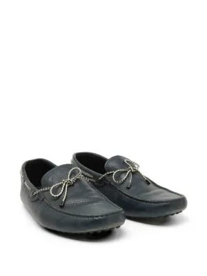 Tod's Vintage スエード デッキシューズ | ブルー | FARFETCH JP