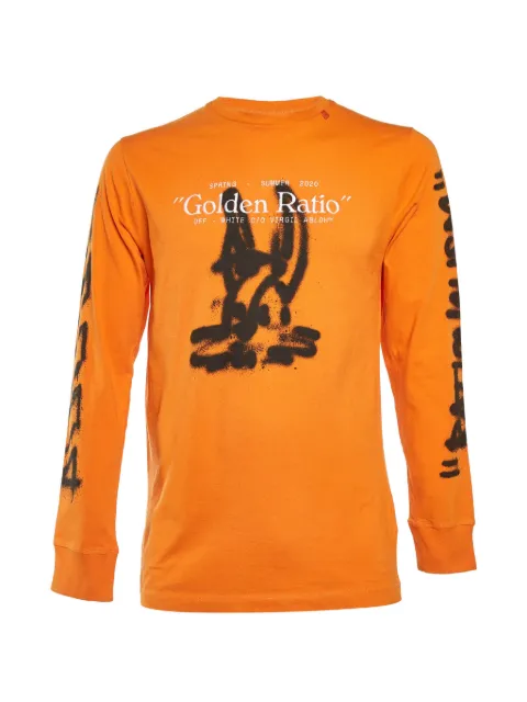 Off-White Pre-Owned Golden Ratio long-sleeve T-shirt