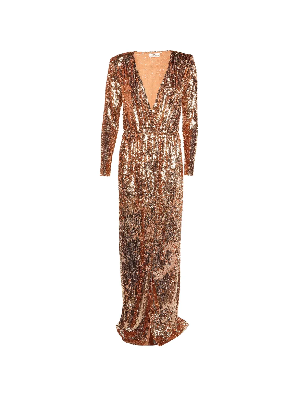 Elisabetta Franchi sequin-embellished maxi dress - Oro