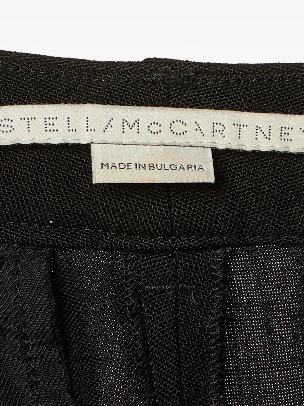 Stella McCartney Pre-Owned Cady broek met toelopende pijpen Zwart