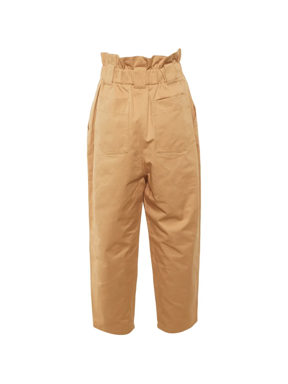 Fendi Pre-Owned Broek met paperbagtaille Beige