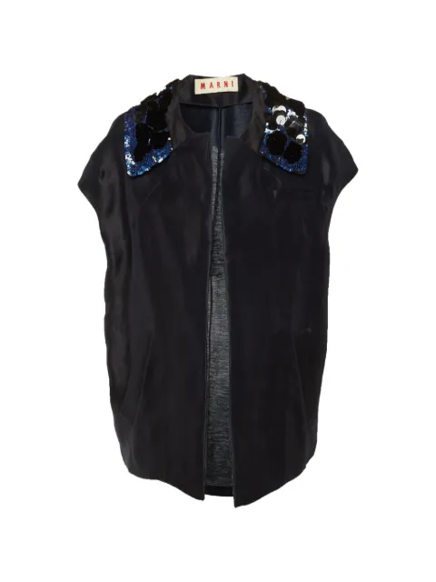 Marni Pre-Owned giacca aperta con decorazione