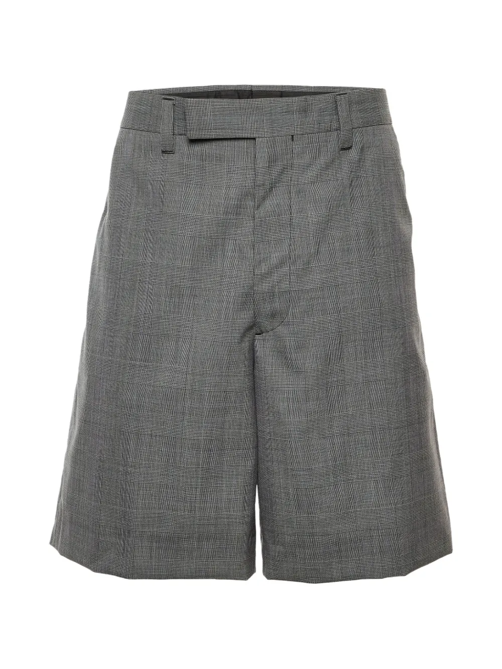 Prada Pre-Owned houndstooth wool shorts - Grigio