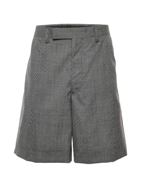 Prada Pre-Owned houndstooth wool shorts