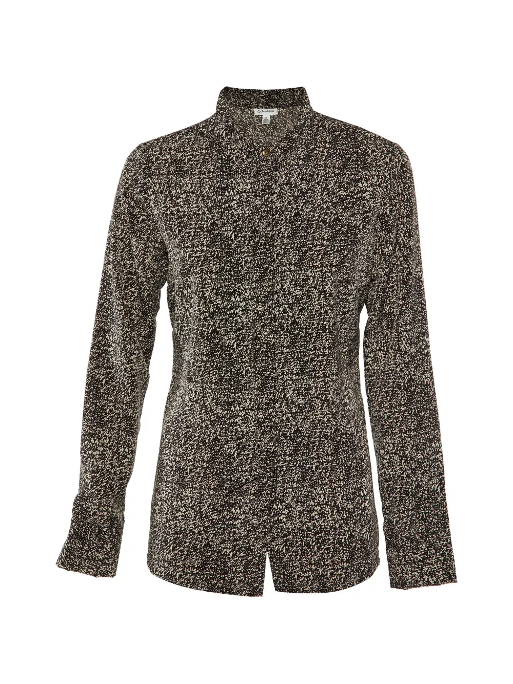 Calvin Klein abstract-print shirt - Black