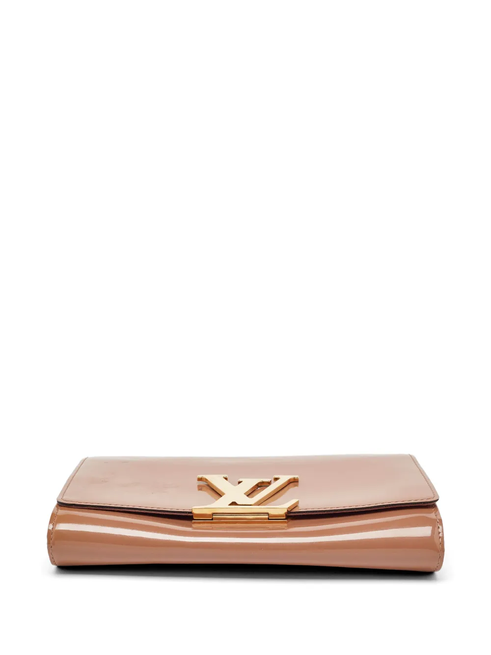 Louis Vuitton Pre-Owned Medium lakleren clutch Beige