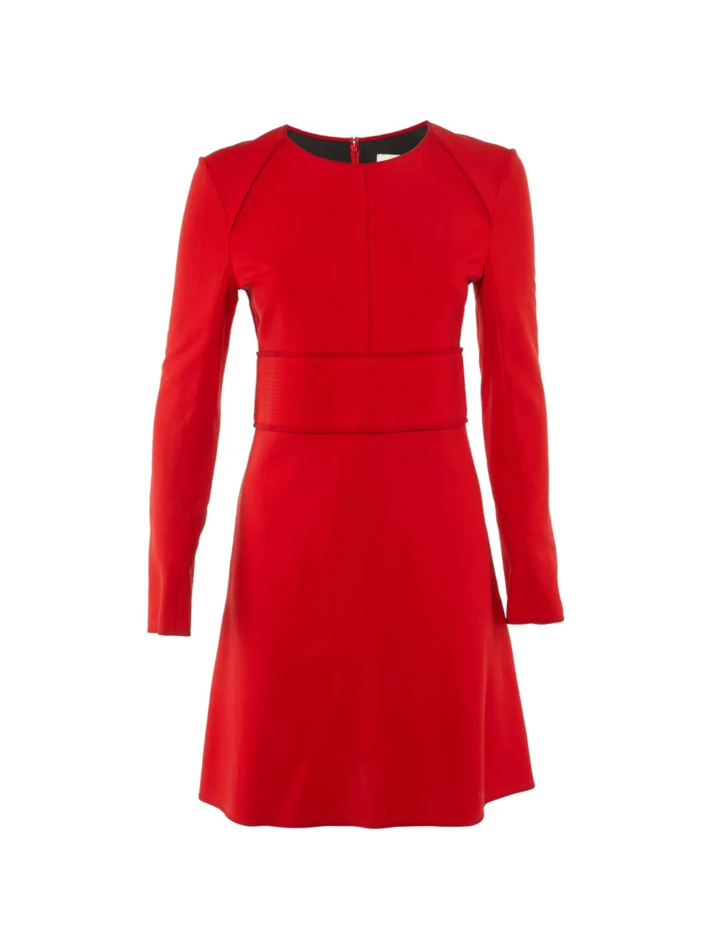 Chloé Pre-Owned full-sleeve mini dress - Rosso