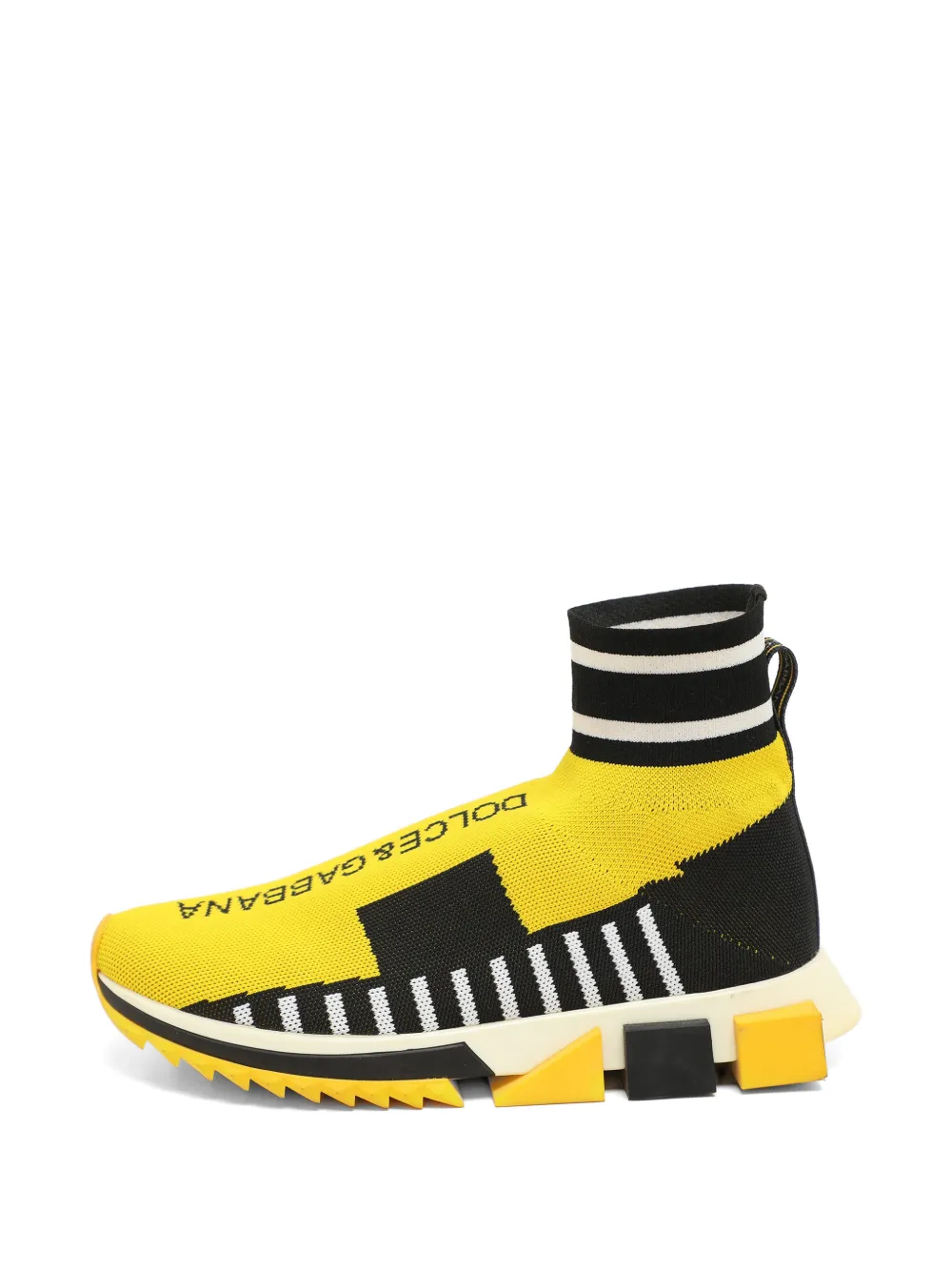 Dolce & Gabbana Pre-Owned knitted sneakers - Gelb