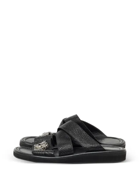 Versace Pre-Owned Medusa crisscross sandals