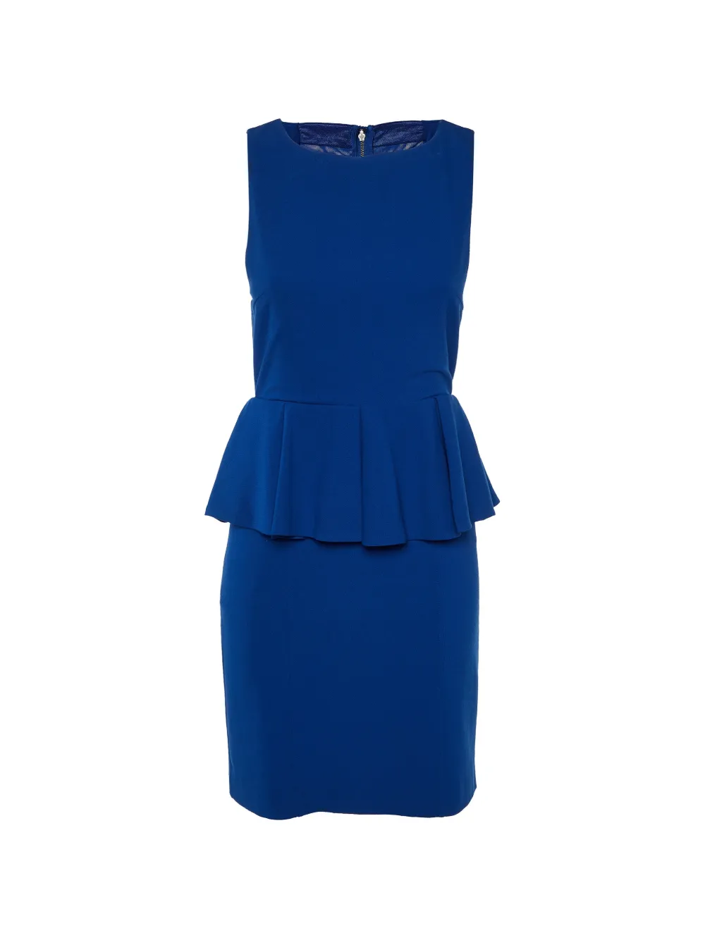 alice + olivia sleeveless peplum mini dress - Blue