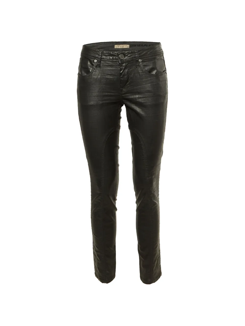 Pre-owned Burberry Button-fasteninfg Trousers In Black
