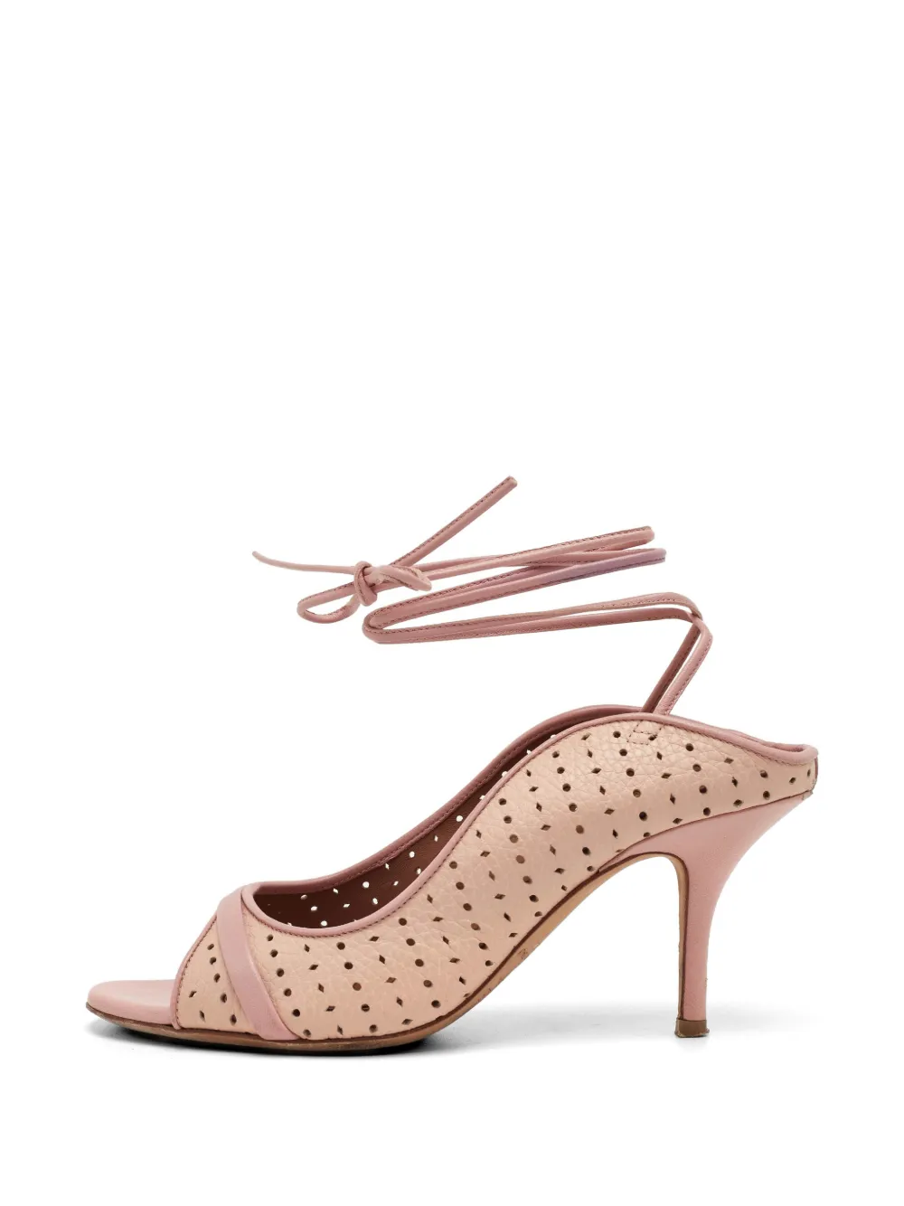 Malone Souliers Alba perforated sandals - Rosa