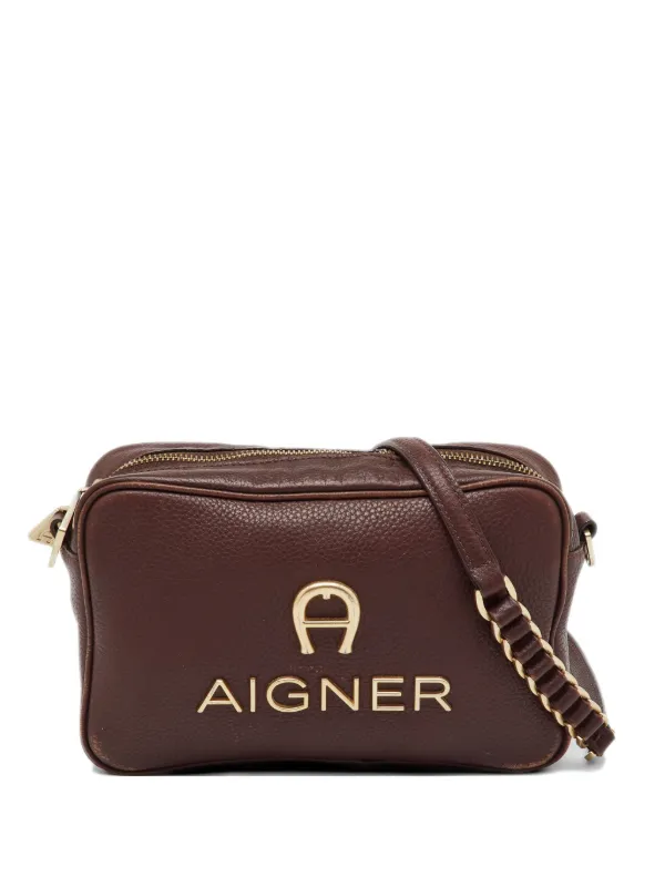 Aigner Vintage Bombe A カメラ ショルダーバッグ | ブラウン 