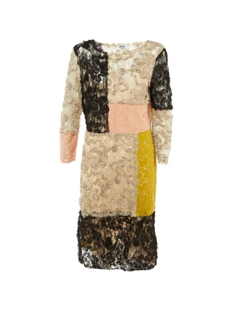 Moschino Pre-Owned floral lace midi dress
