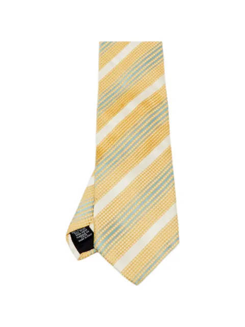 BOSS corbata con estampado diagonal