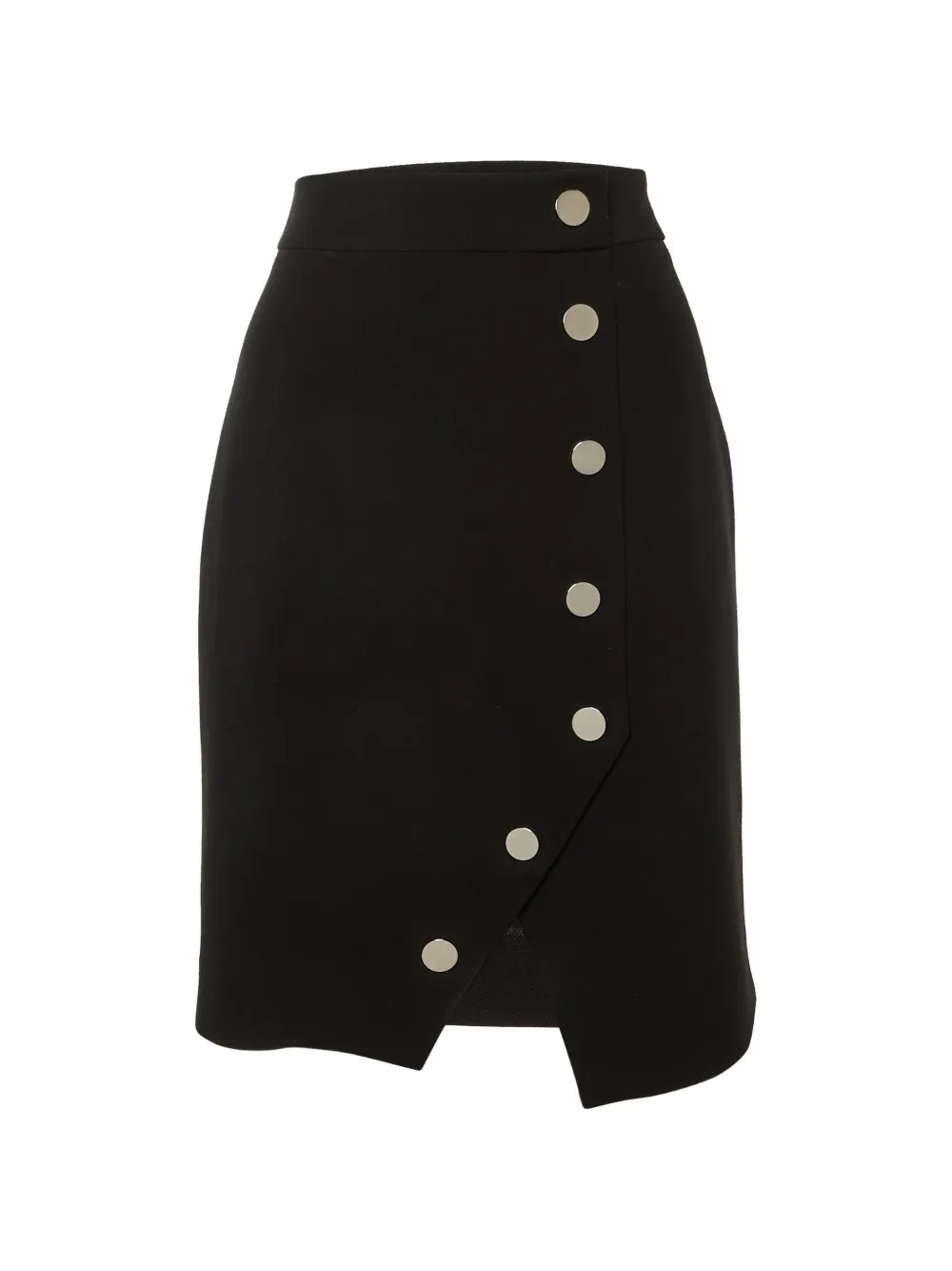 Maje Jipa button-detail mini skirt - Nero