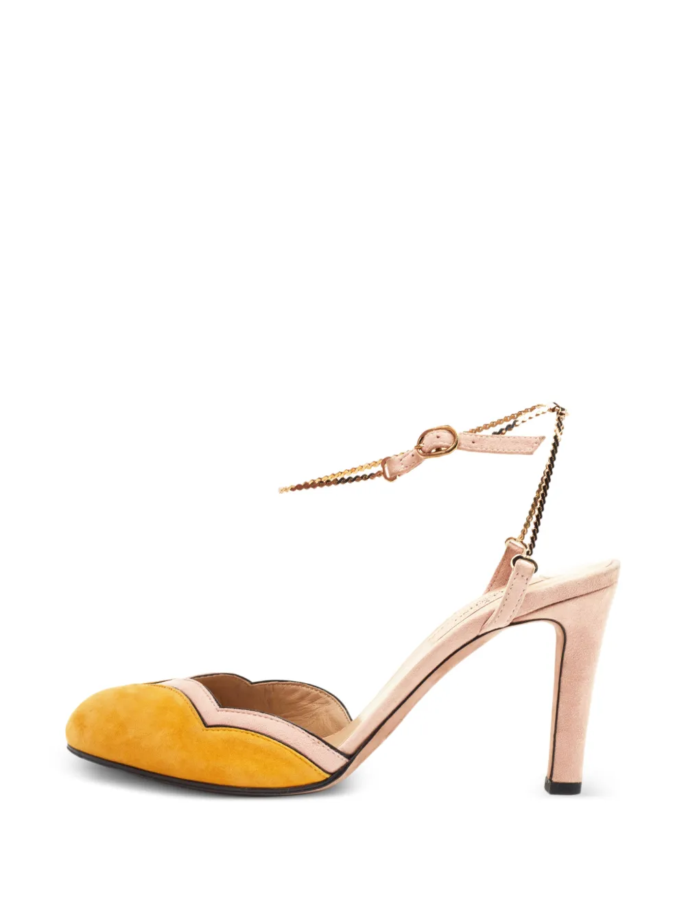 Valentino Garavani Pre-Owned colorblock suede pumps - Rosa