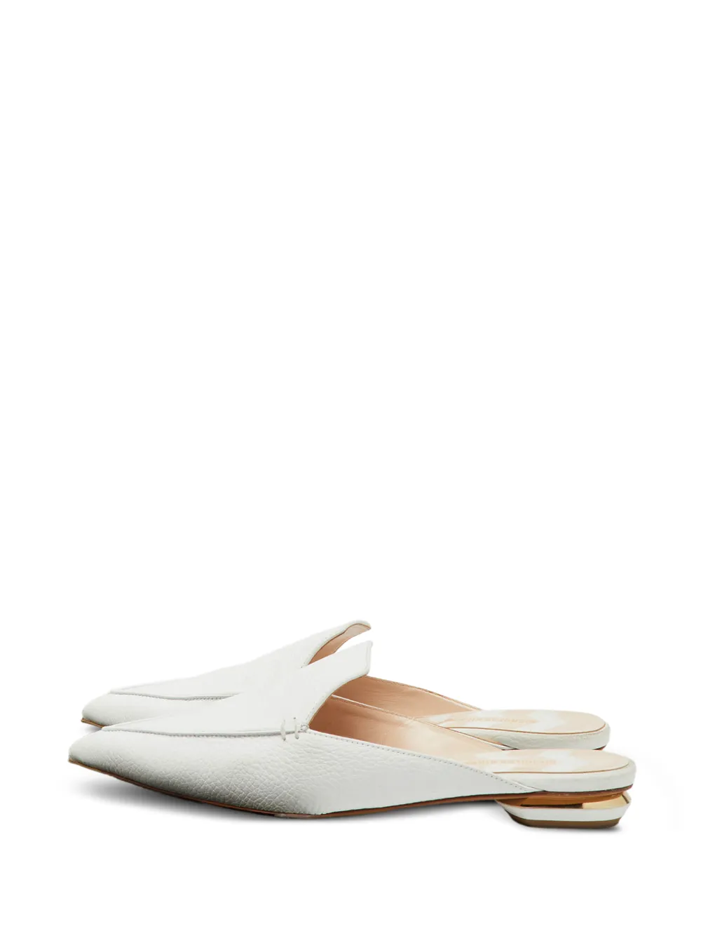 Nicholas Kirkwood Beya pointed-toe mules - Bianco