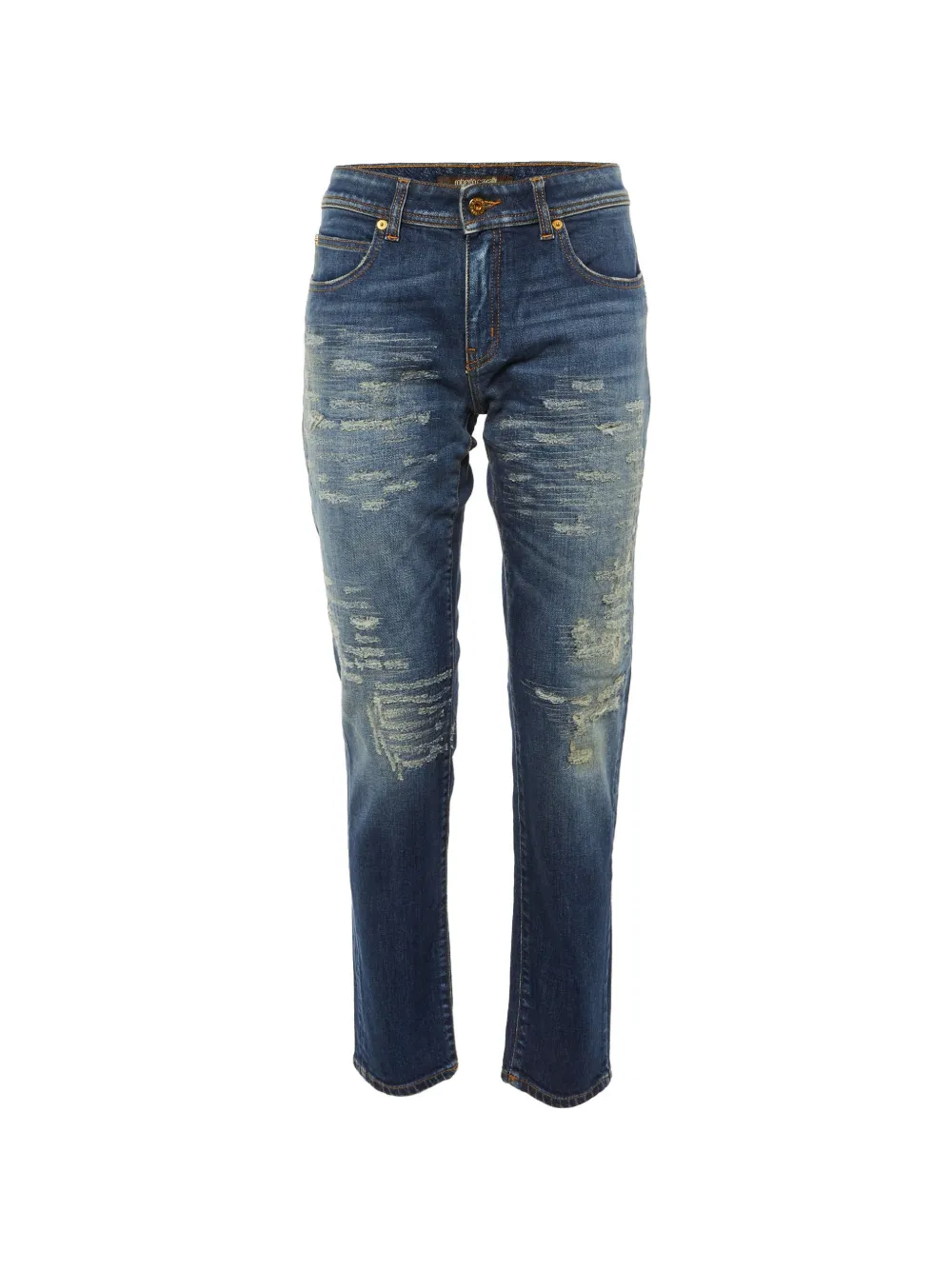 Roberto Cavalli Vintage distressed skinny jeans - Blau