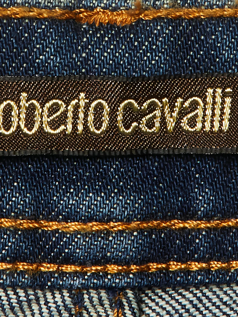 Roberto Cavalli Vintage Skinny jeans met gerafeld effect Blauw