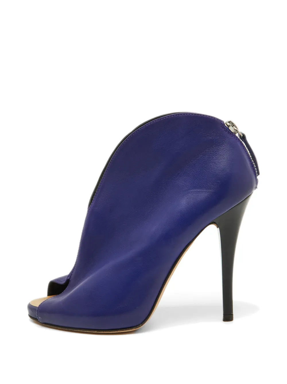Giuseppe Zanotti Vintage leather ankle boots - Viola