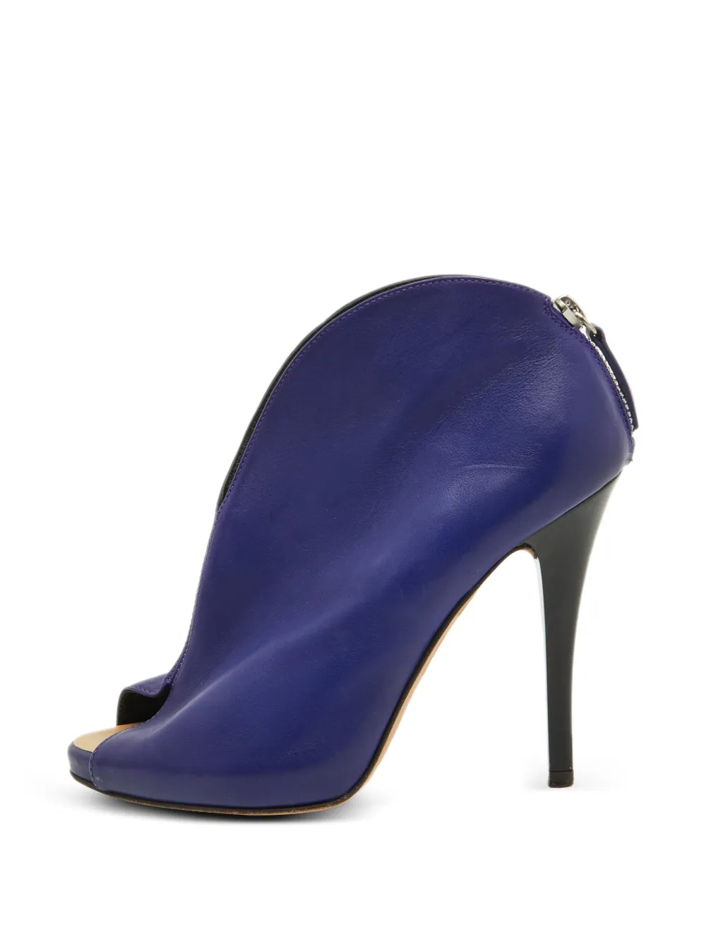 Giuseppe Zanotti Vintage leather ankle boots - Viola