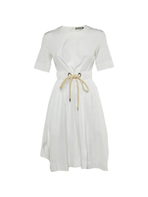 Sportmax Vintage vestido corto con cinturón