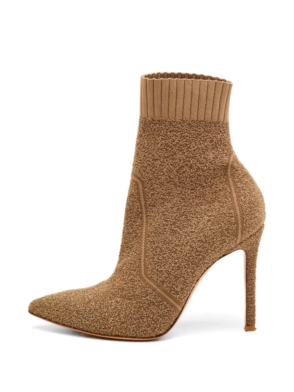 Gianvito Rossi pointed-toe ankle boots - Braun