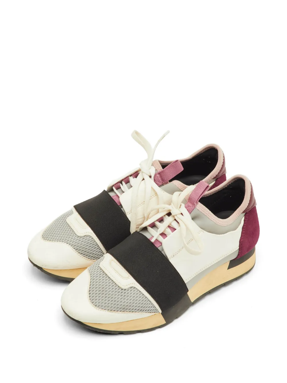 Balenciaga Pre-Owned Race Runner low top sneakers - Nude