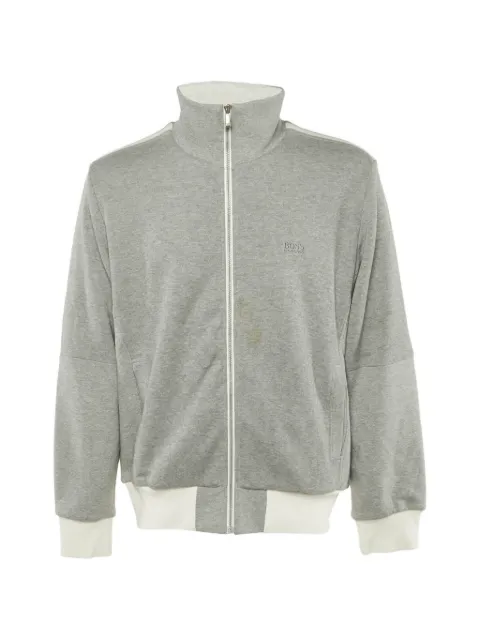BOSS sudadera con cierre en la parte delantera