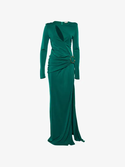 Elisabetta Franchi Maxikleid mit Cut-Out