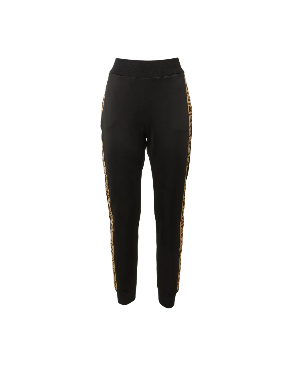 Fendi Pre-Owned FF logo-band track pants - Nero