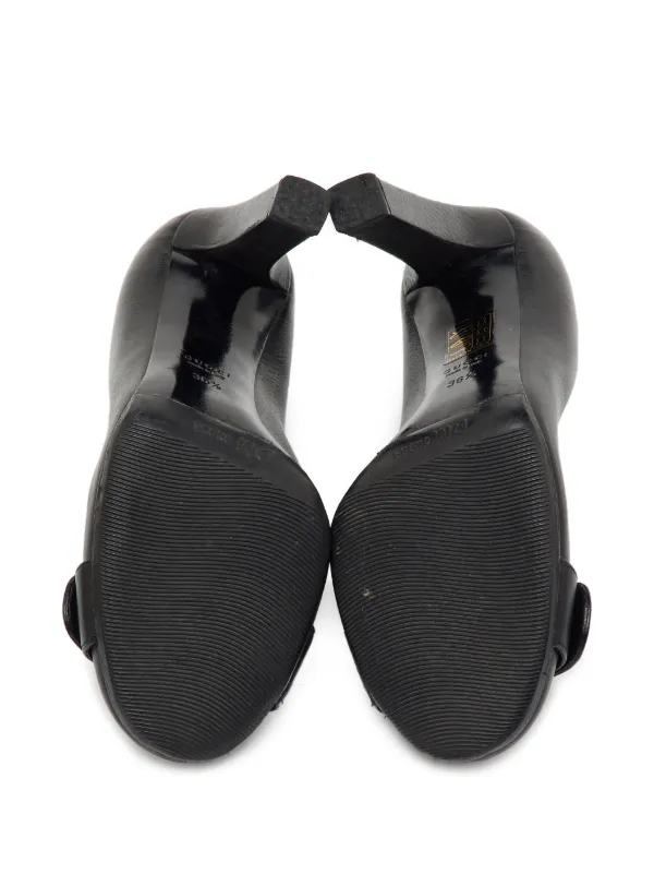 Gucci Pre-Owned GG バックル パンプス | ブラック | FARFETCH JP