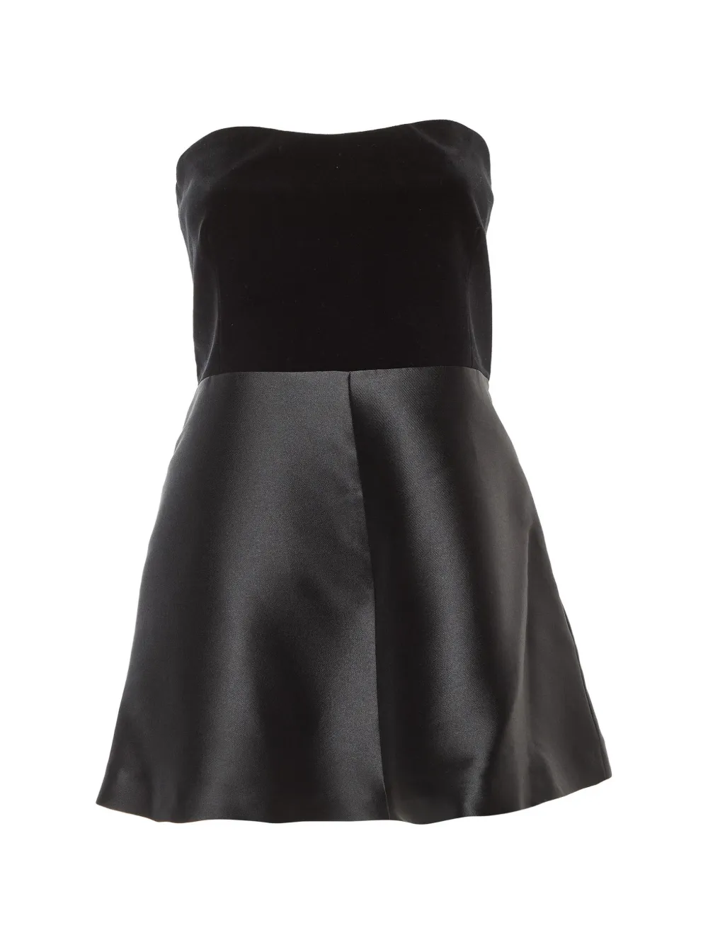 Red Valentino Vintage strapless mini dress - Nero