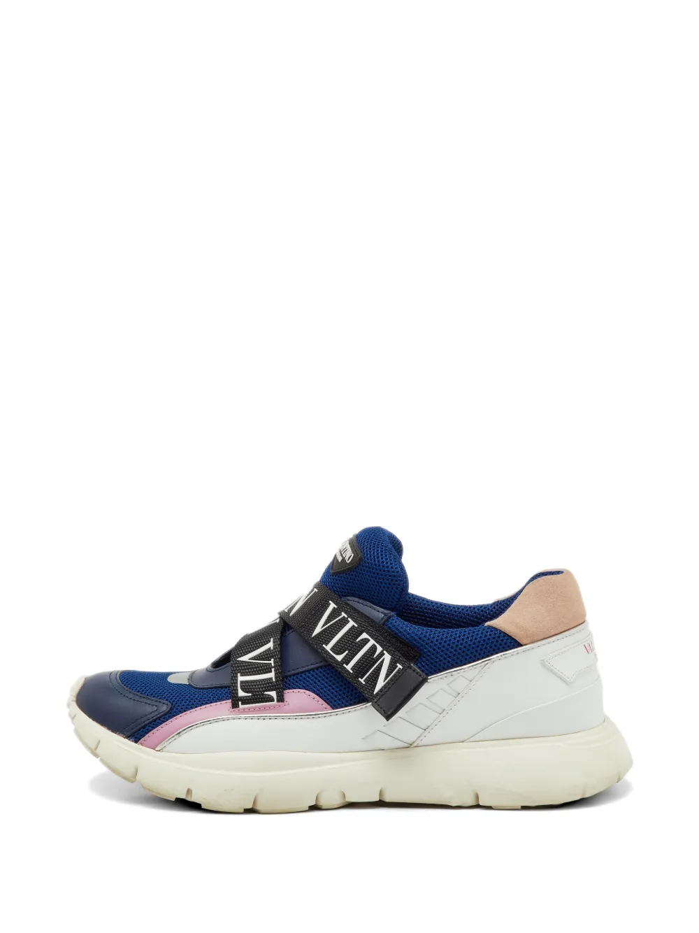 Valentino Garavani Pre-Owned VLTN Heroes touch-strap sneakers - Blu