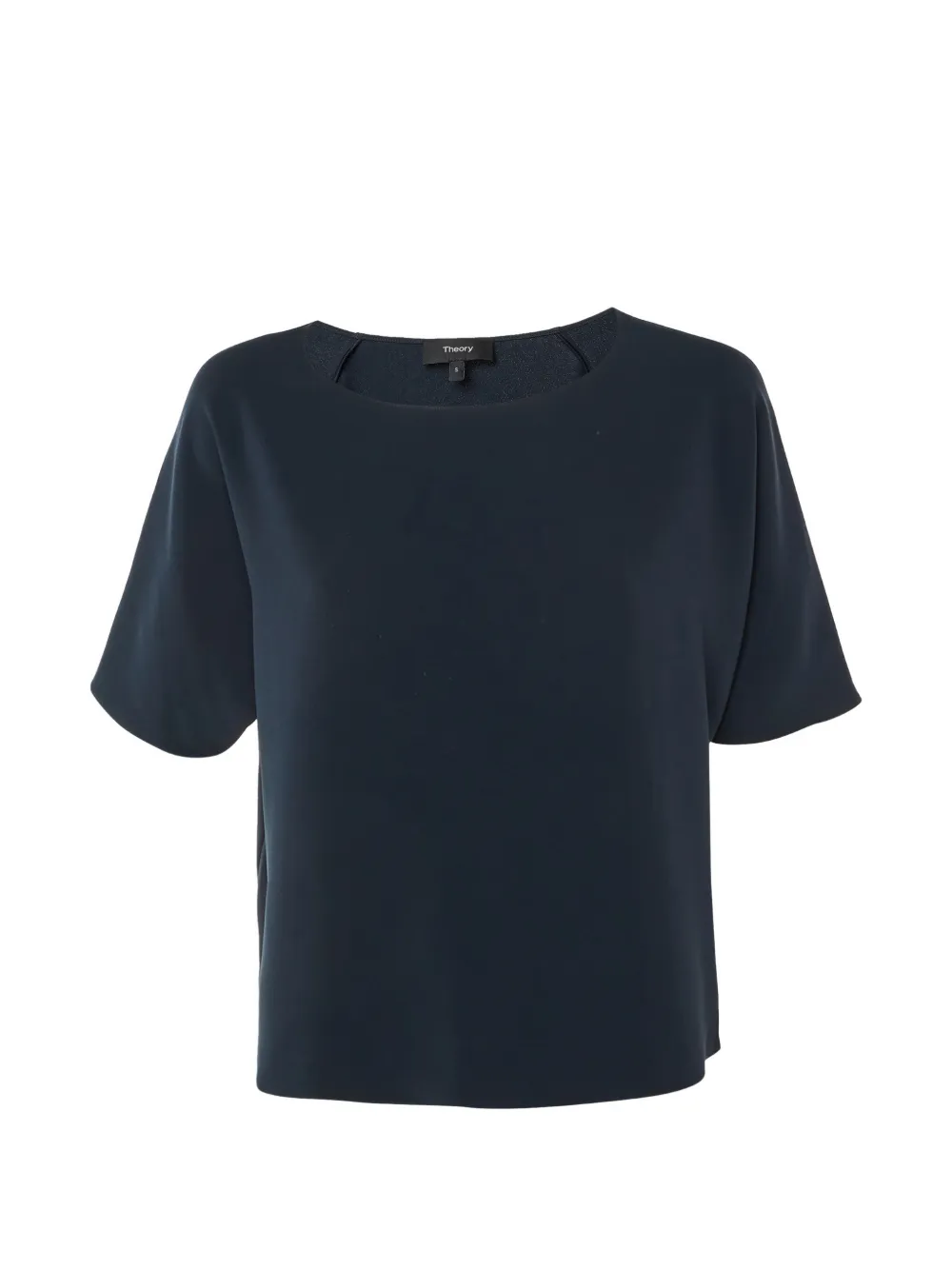 Theory raglan-sleeve crepe top - Blu