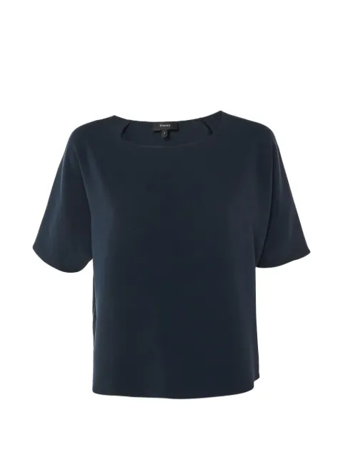 Theory raglan-sleeve crepe top
