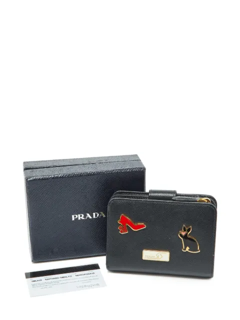 Prada Pre-Owned charm-detail wallet