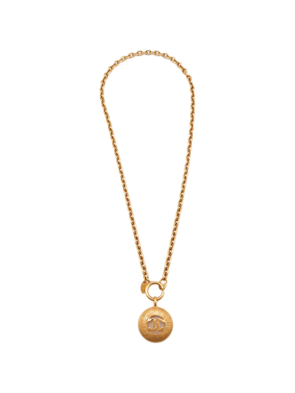 CHANEL Pre-Owned CC logo necklace - Oro