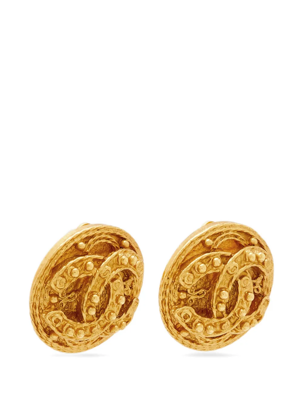 CHANEL Pre-Owned clip-on earrings - Gold