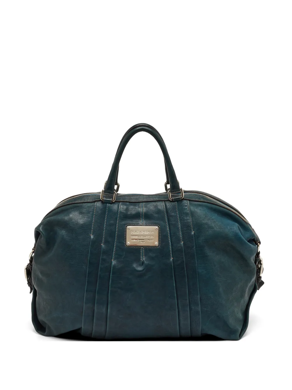 Dolce & Gabbana Pre-Owned Miss Urbanette leather satchel bag - Blu
