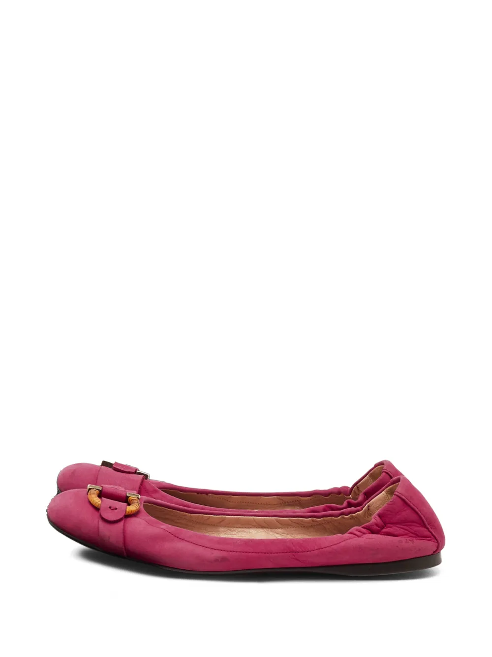 Ferragamo Pre-Owned Gancini ballet flats - Rosa