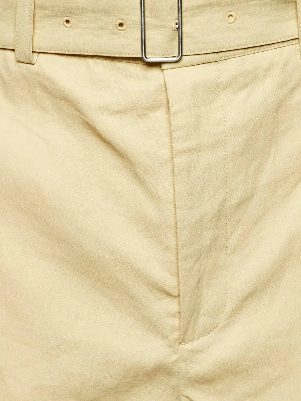Jil Sander Pre-Owned ベルテッド ショートパンツ | ニュートラル
