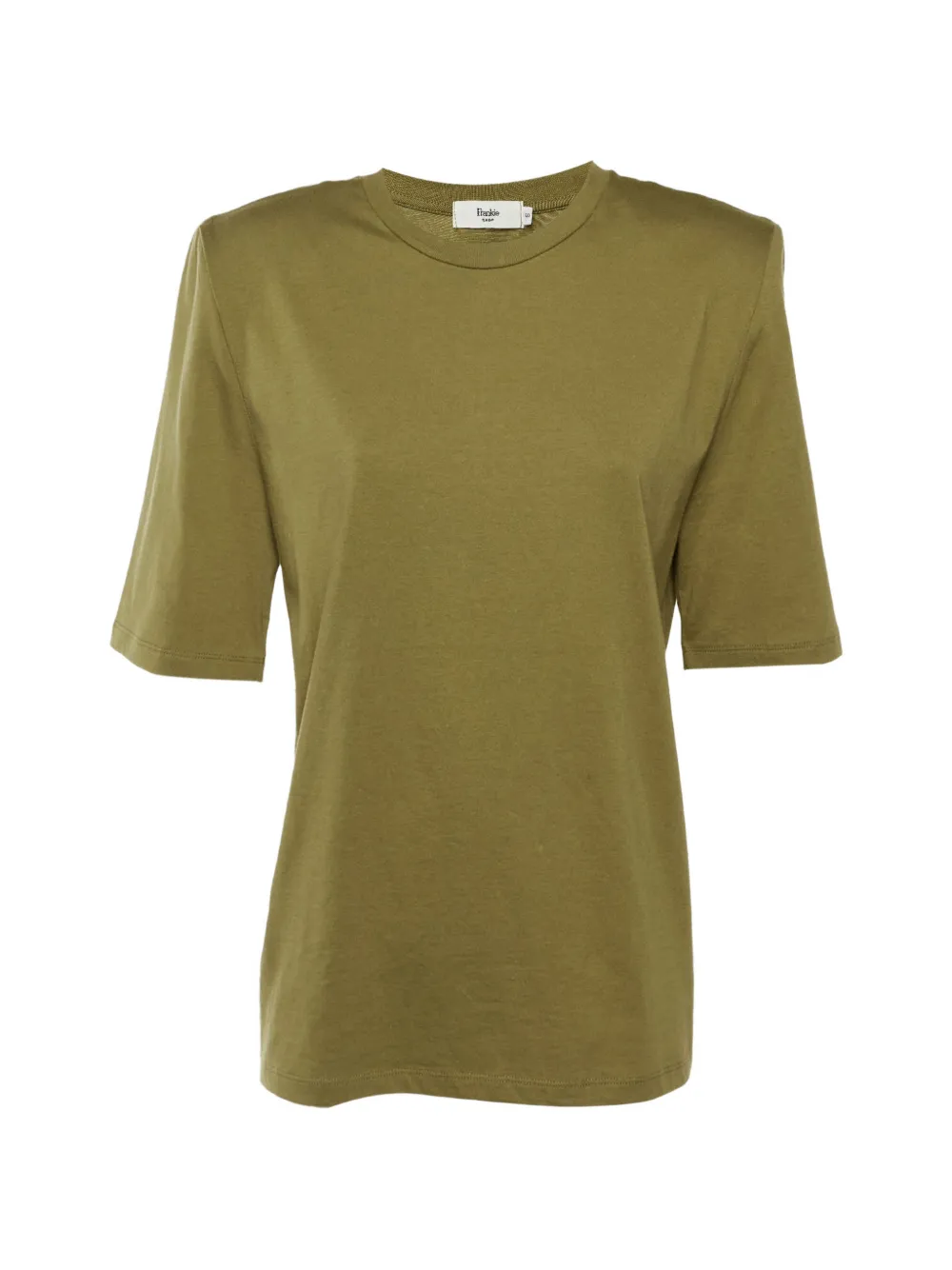 The Frankie Shop t-shirt à épaules matelassées - Vert The Frankie Shop t-shirt à épaules matelassées - Vert