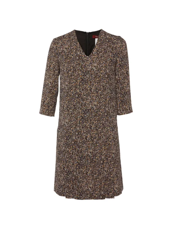 マックスマーラ　ワンピース　Vネックドレス Max Mara Vネック ドレス | ブラウン | FARFETCH JP
