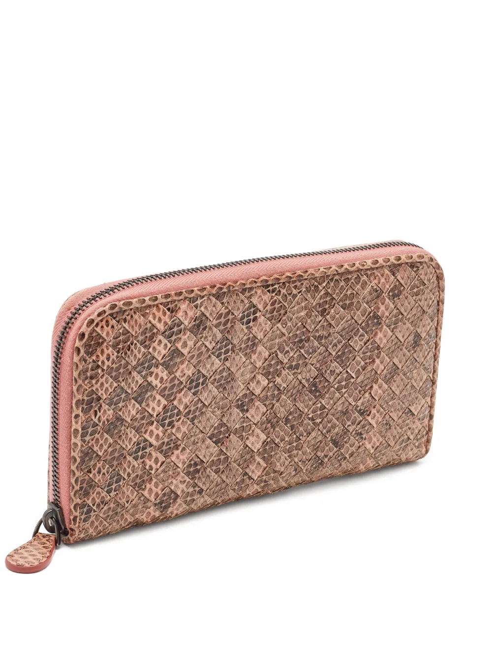Bottega Veneta Pre-Owned Intrecciato Karung leather wallet - Toni neutri