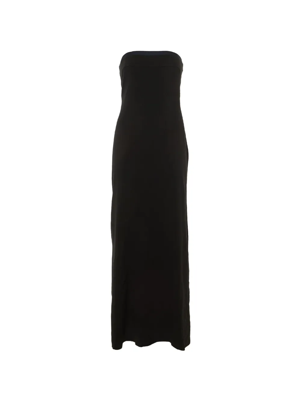 Paule Ka strapless bow-detail maxi dress - Schwarz