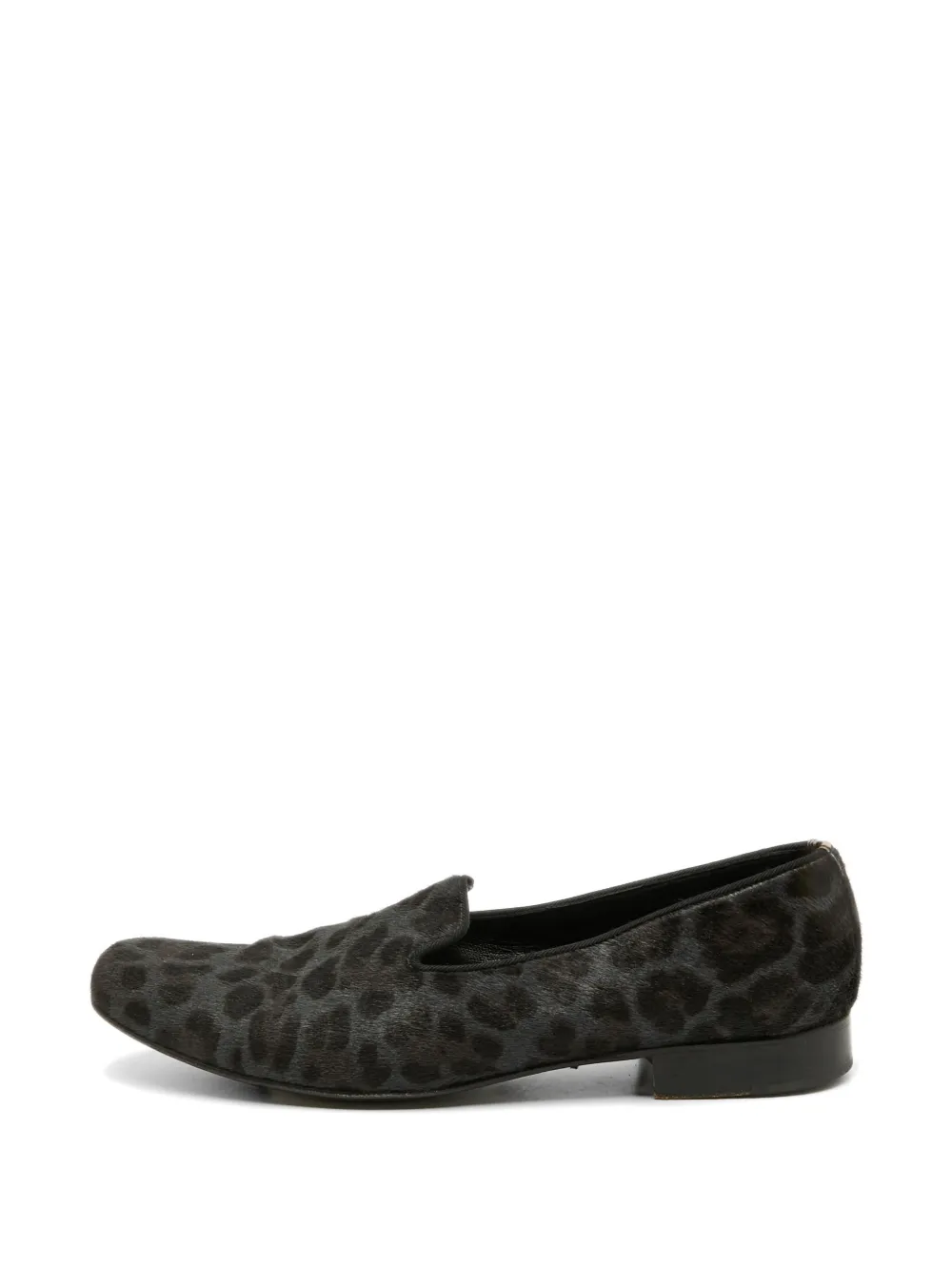 Dolce & Gabbana Pre-Owned animal-print loafers - Grau